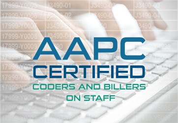 Certified Coders and Billers on Staff